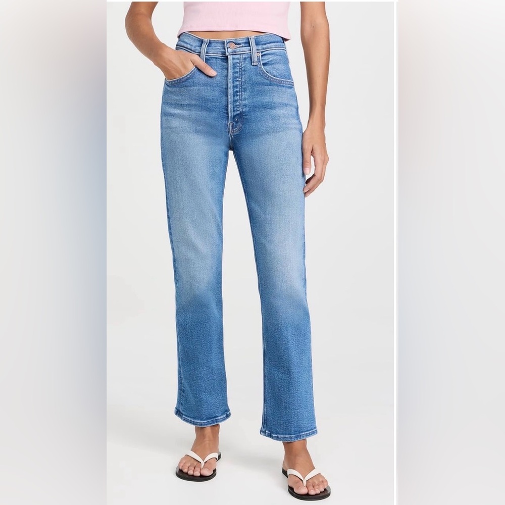 MOTHER Light Blue Flare Jeans